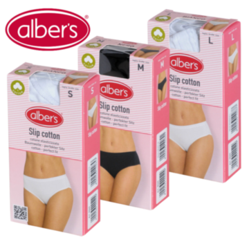 Chilot clasic din bumbac pentru femei - alber's Slip cotton