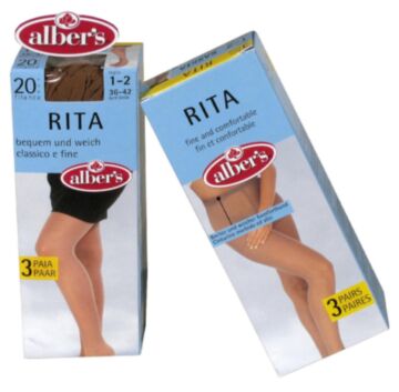 Dres din poliamida 20 DEN set 3 perechi - alber's RITA. Rezistent si  confortabil!