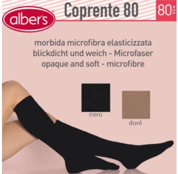 Sosete lungi din microfibra 80 DEN - alber's Coprente 80 (Art. 218)