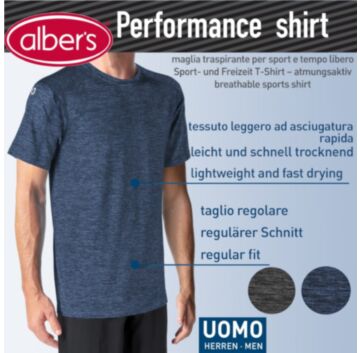 Bluza sport pentru barbati - alber's Performance shirt (Art. 249)