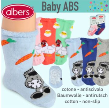 Sosete abs antiderapante bebelusi - alber's Baby ABS (Art. 450 G Baby)