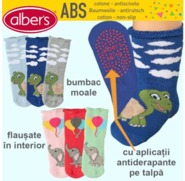 Sosete abs antiderapante bebelusi - alber's Baby ABS (Art. 450 Baby B)