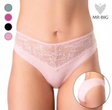 Chilot din BAMBUS cu dantela - Mr. Big (Art. 504)