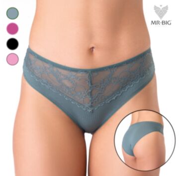 Chilot din BAMBUS cu dantela - Mr. Big (Art. 504)