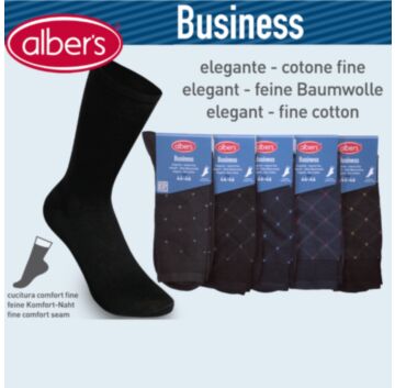 Ciorapi din bumbac, cu model carouri, pentru barbati - alber's BUSINESS (Art. 515 C)