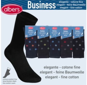 Ciorapi eleganti. din bumbac, cu model, pentru barbati - alber's BUSINESS (Art. 515 PA)
