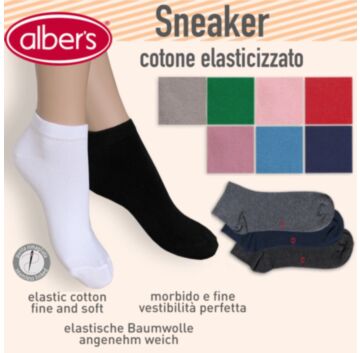 Sosete scurte din bumbac - alber's SNEAKER (Art. 529 N)
