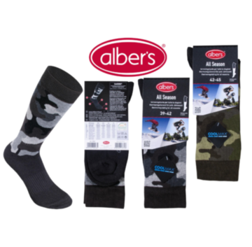 Ciorapi ALL SEASON din bumbac cu fibre Coolmax®. Potriviti pentru activitati sportive si recreative