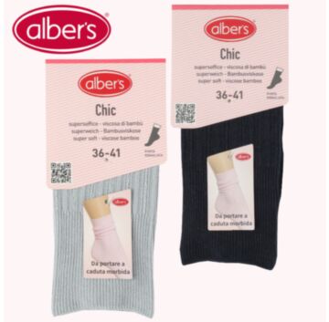 Sosete elegante si fine din viscoza (bambus) - alber's CHIC