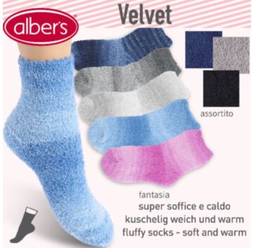 Sosete pufoase, calduroase pentru femei - alber's VELVET (Art. 692 DU)