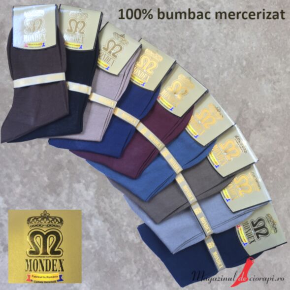 Sosete elegante din bumbac 100% mercerizat