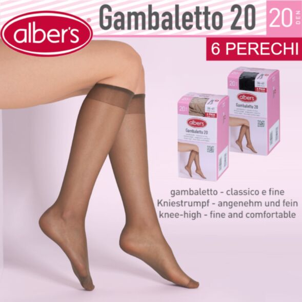 Sosete lungi din poliamida, cutie cu perechi